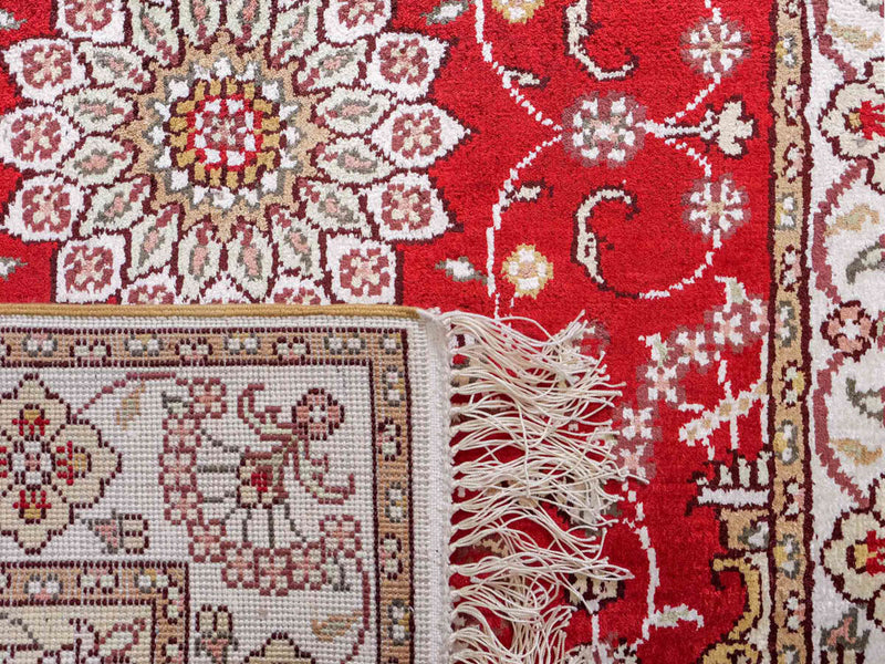 Seda china Alfombra 90x62cm - Alfombra oriental