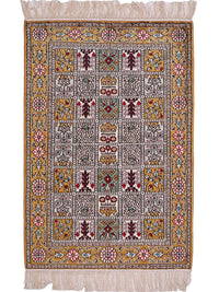 Seda china Alfombra 93x63cm - Alfombra oriental – product image