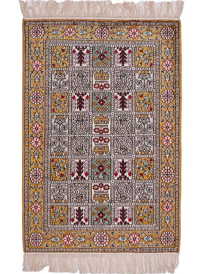 Seda china Alfombra 63x93cm - Alfombra oriental