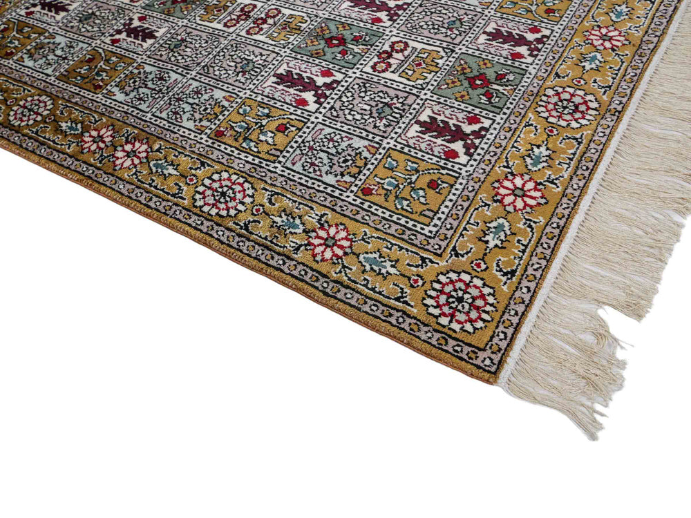 Seda china Alfombra 93x63cm - Alfombra oriental