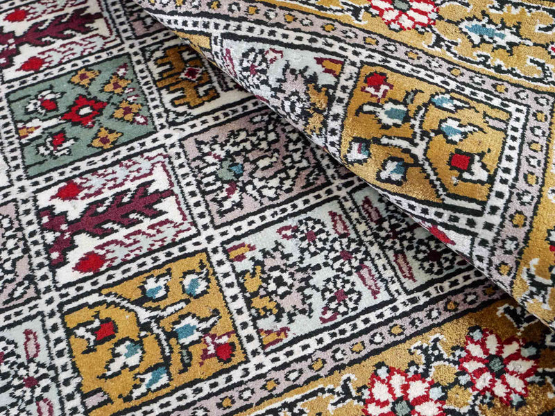 Seda china Alfombra 93x63cm - Alfombra oriental