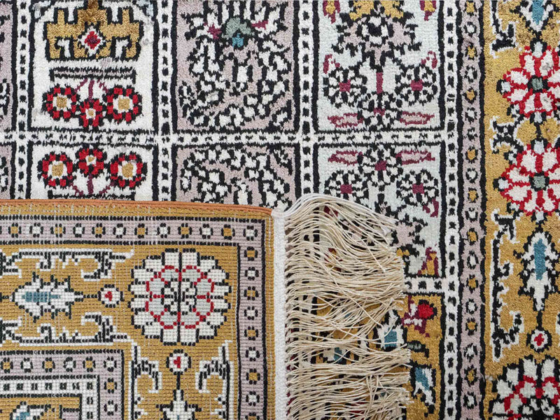 Seda china Alfombra 93x63cm - Alfombra oriental