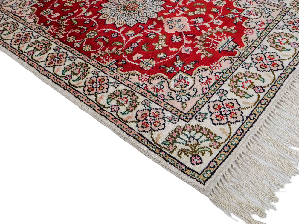 Seda china Alfombra 89x62cm - Alfombra oriental