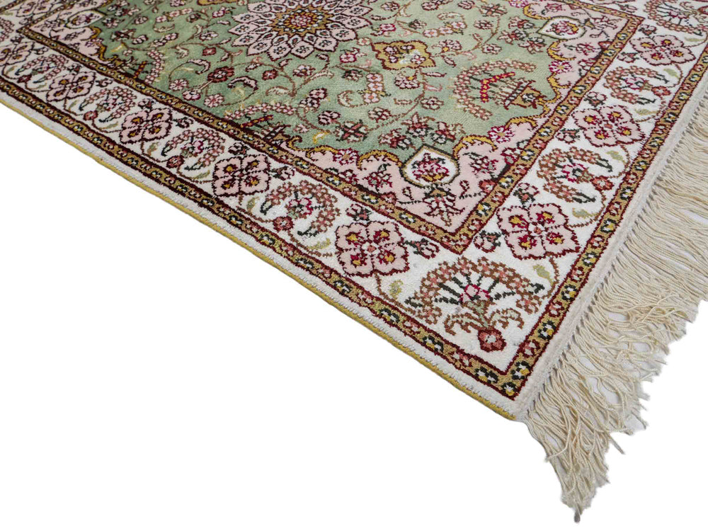 Seda china Alfombra 92x63cm - Alfombra oriental