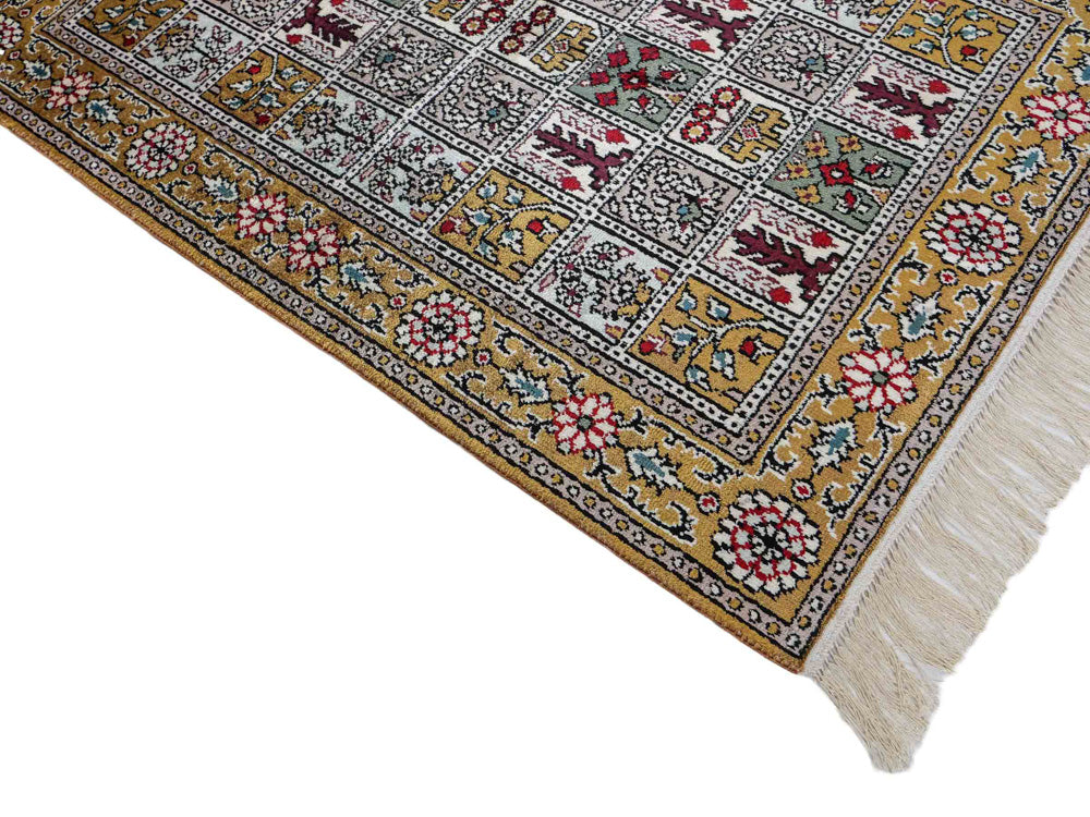 Seda china Alfombra 92x64cm - Alfombra oriental
