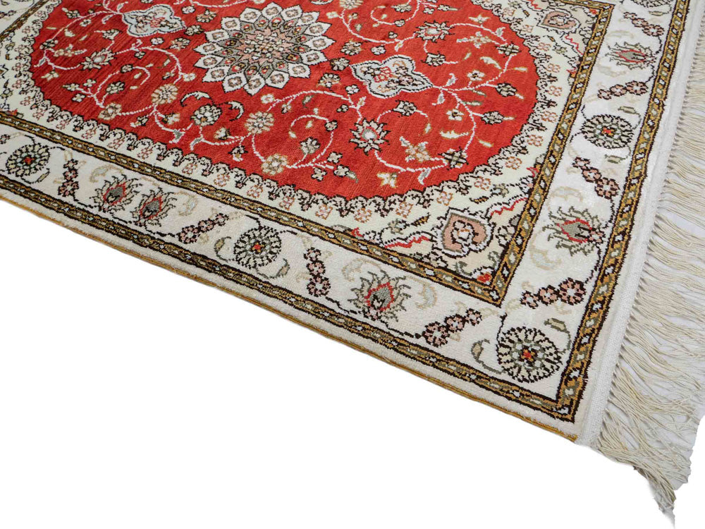 Seda china Alfombra 93x61cm - Alfombra oriental