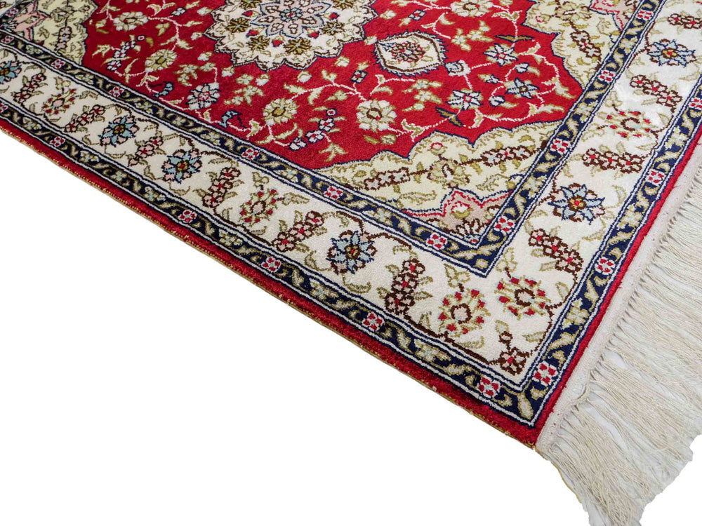Seda china Alfombra 92x60cm - Alfombra oriental