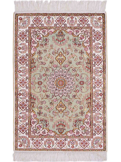Seda china Alfombra 63x93cm - Alfombra oriental