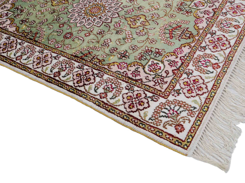 Seda china Alfombra 93x63cm - Alfombra oriental