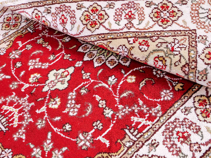 Seda china Alfombra 89x62cm - Alfombra oriental