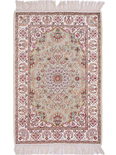 Seda china Alfombra 63x92cm - Alfombra oriental