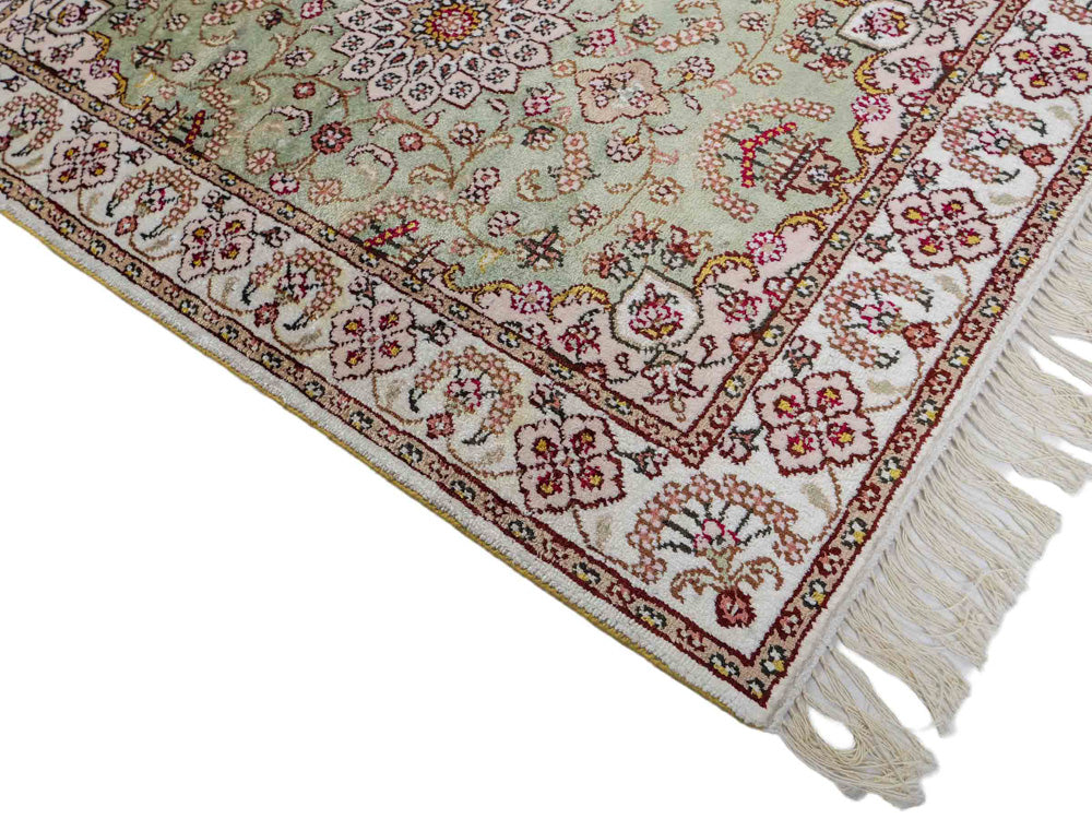 Seda china Alfombra 92x63cm - Alfombra oriental
