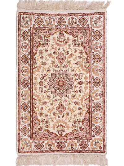 Seda china Alfombra 59x88cm - Alfombra oriental