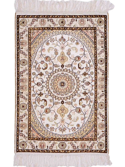 Seda china Alfombra 61x89cm - Alfombra oriental