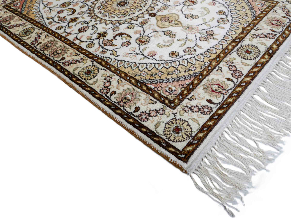 Seda china Alfombra 89x61cm - Alfombra oriental
