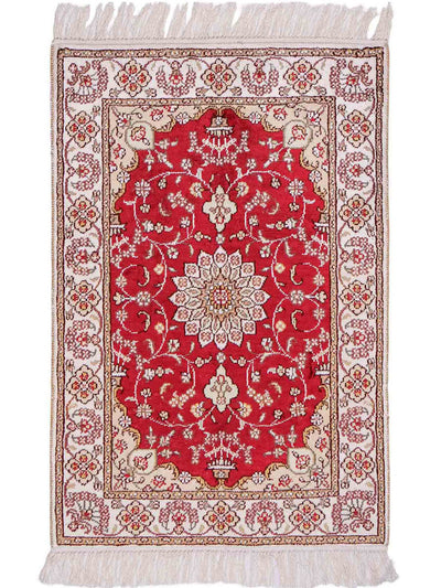 Seda china Alfombra 61x89cm - Alfombra oriental