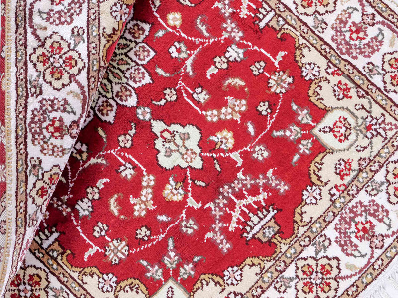 Seda china Alfombra 89x61cm - Alfombra oriental
