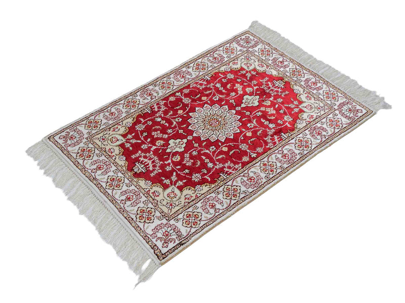 Seda china Alfombra 89x61cm - Alfombra oriental