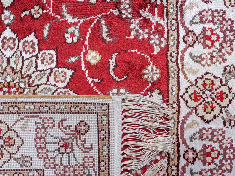Seda china Alfombra 89x61cm - Alfombra oriental