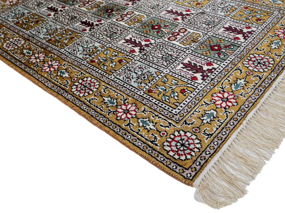 Seda china Alfombra 92x63cm - Alfombra oriental