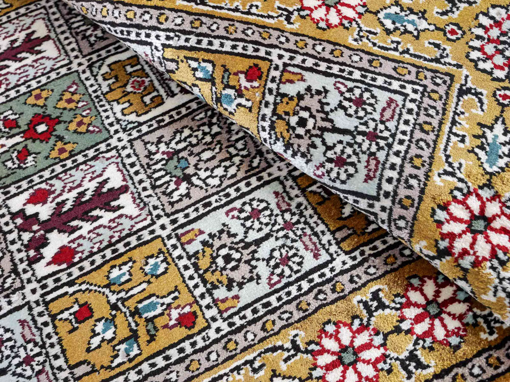 Seidenteppich - China Seide - 92 x 63 cm - mehrfarbig