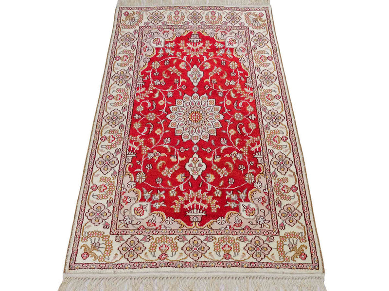 Seda china Alfombra 91x60cm - Alfombra oriental