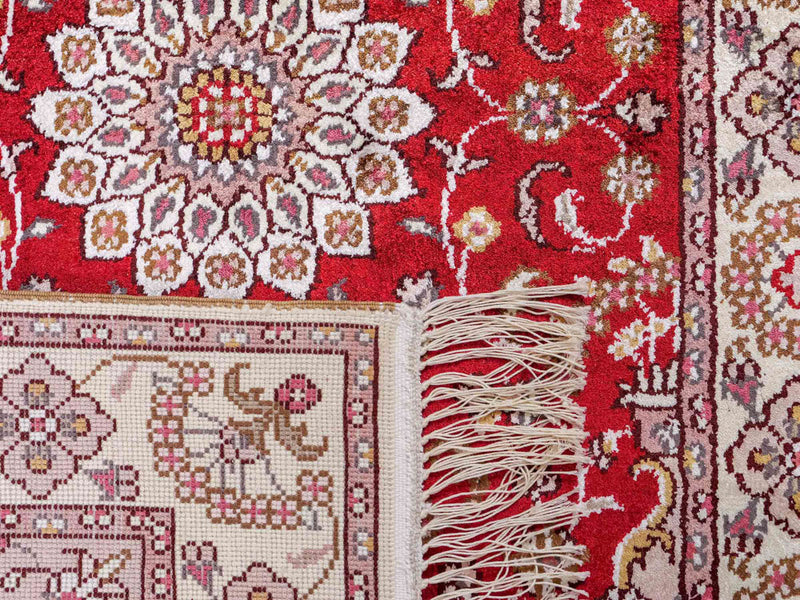 Seda china Alfombra 91x60cm - Alfombra oriental