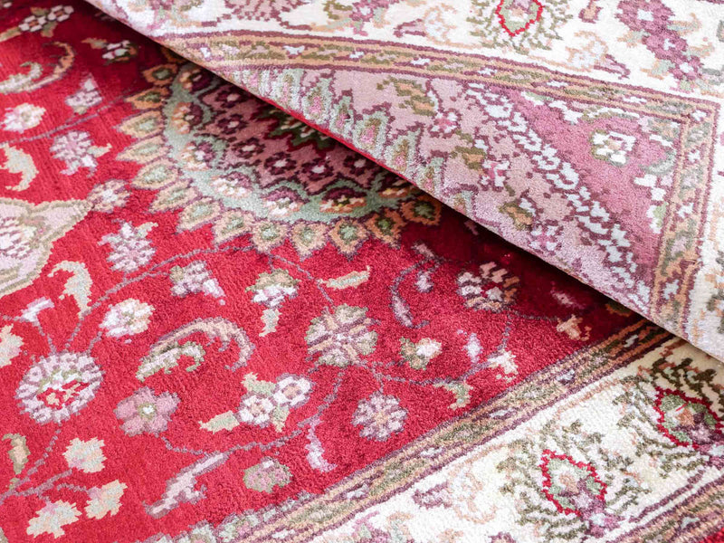 Seda china Alfombra 90x59cm - Alfombra oriental