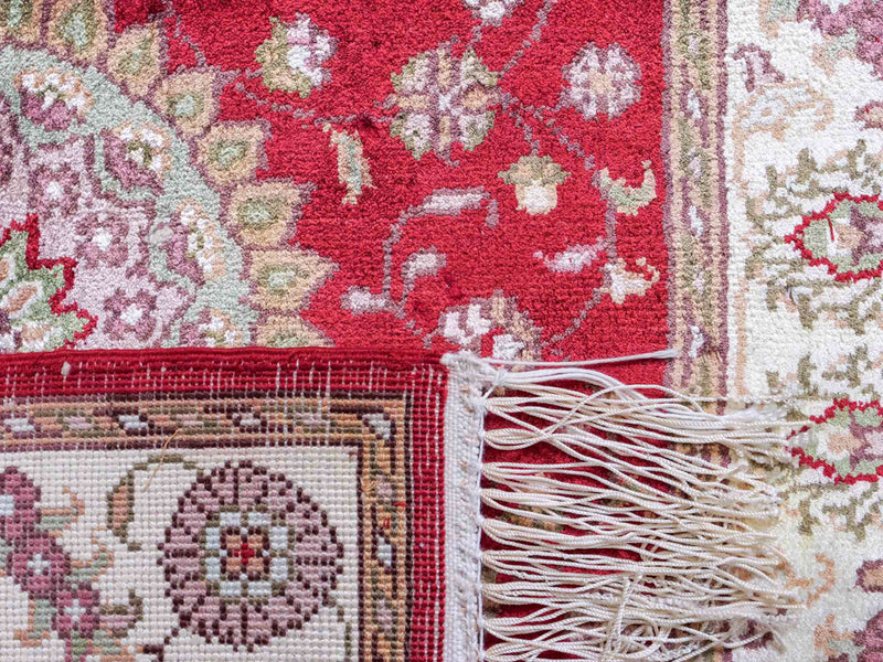 Seda china Alfombra 90x59cm - Alfombra oriental