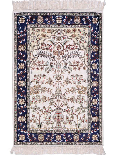 Seda china Alfombra 62x90cm - Alfombra oriental