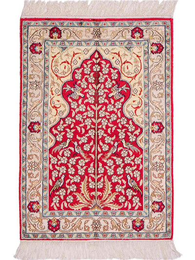 Seda china Alfombra 58x86cm - Alfombra oriental