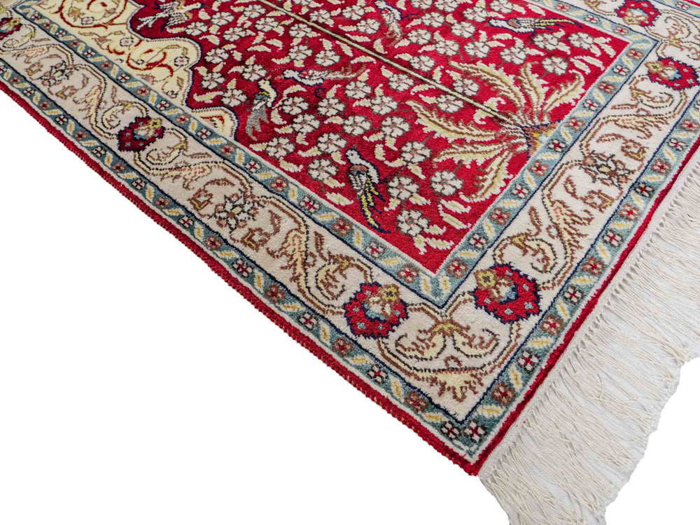 Seda china Alfombra 86x58cm - Alfombra oriental