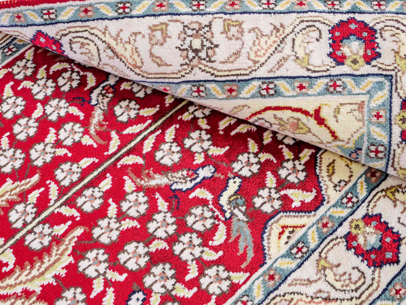 Seda china Alfombra 86x58cm - Alfombra oriental