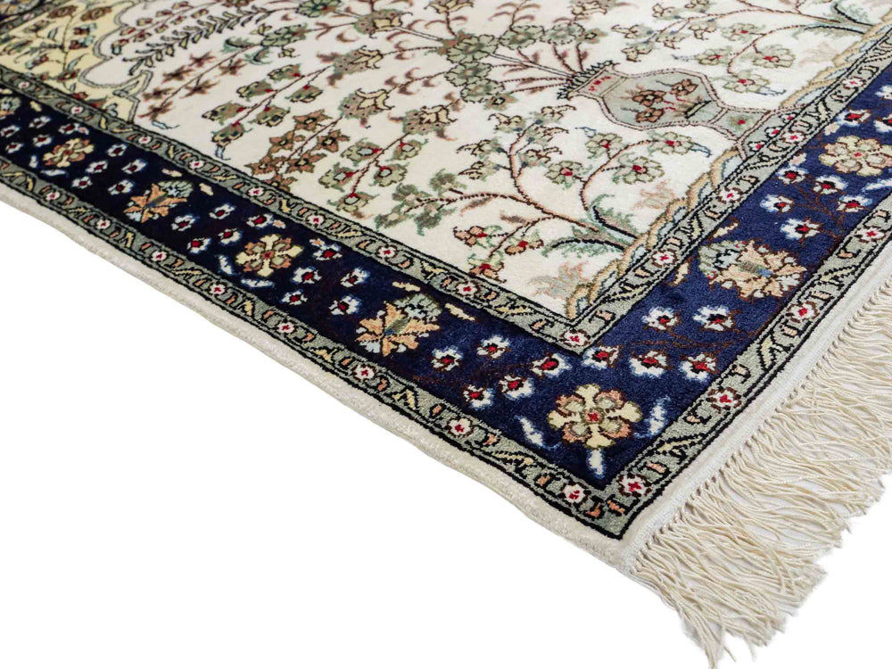 Seda china Alfombra 90x62cm - Alfombra oriental