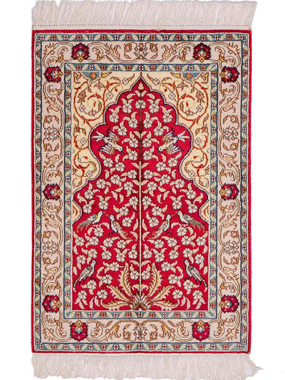 Seda china Alfombra 58x89cm - Alfombra oriental
