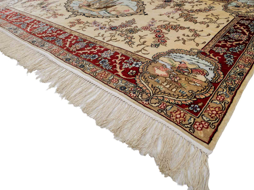 Seda china Alfombra 153x95cm - Alfombra oriental