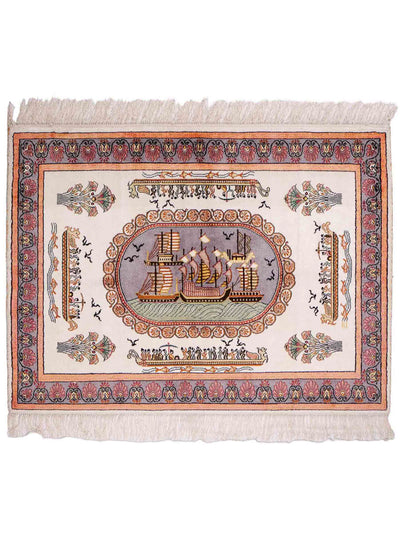 Seda china Alfombra 91x123cm - Alfombra oriental