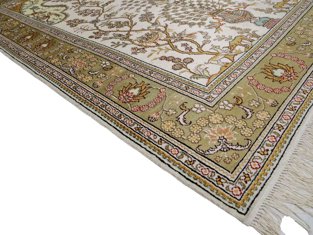 Seda china Alfombra 183x124cm - Alfombra oriental