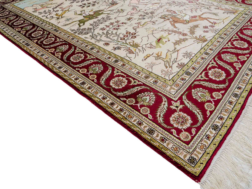 Seda china Alfombra 183x125cm - Alfombra oriental