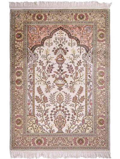 Seda china Alfombra 124x179cm - Alfombra oriental