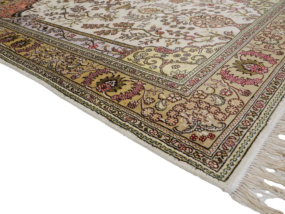 Seda china Alfombra 179x124cm - Alfombra oriental
