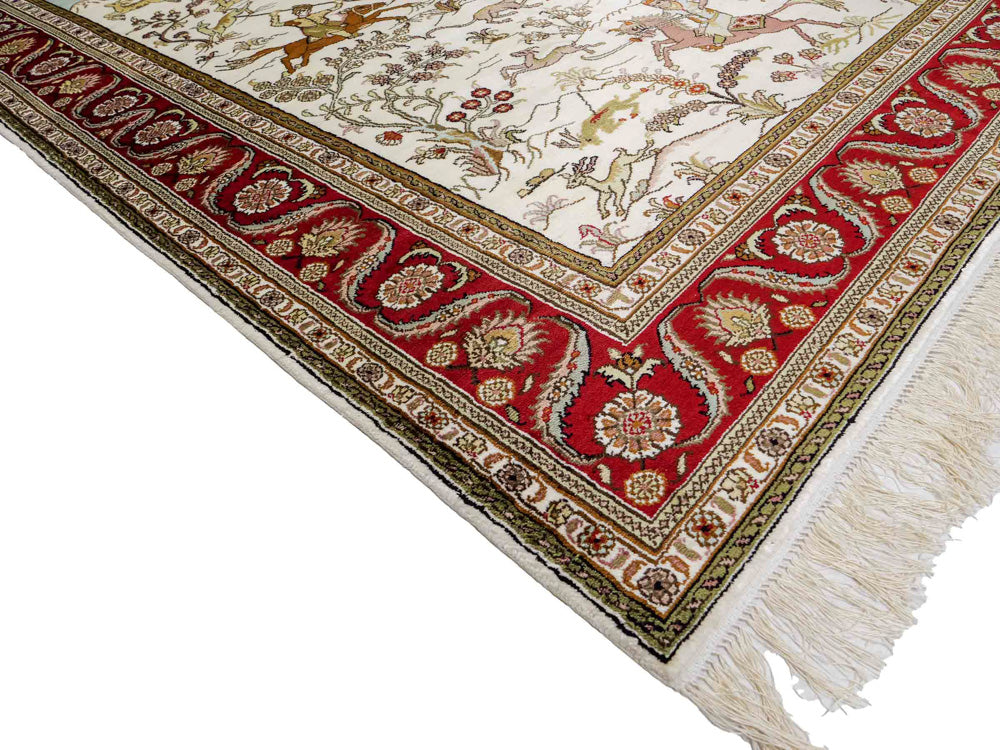 Seda china Alfombra 184x125cm - Alfombra oriental