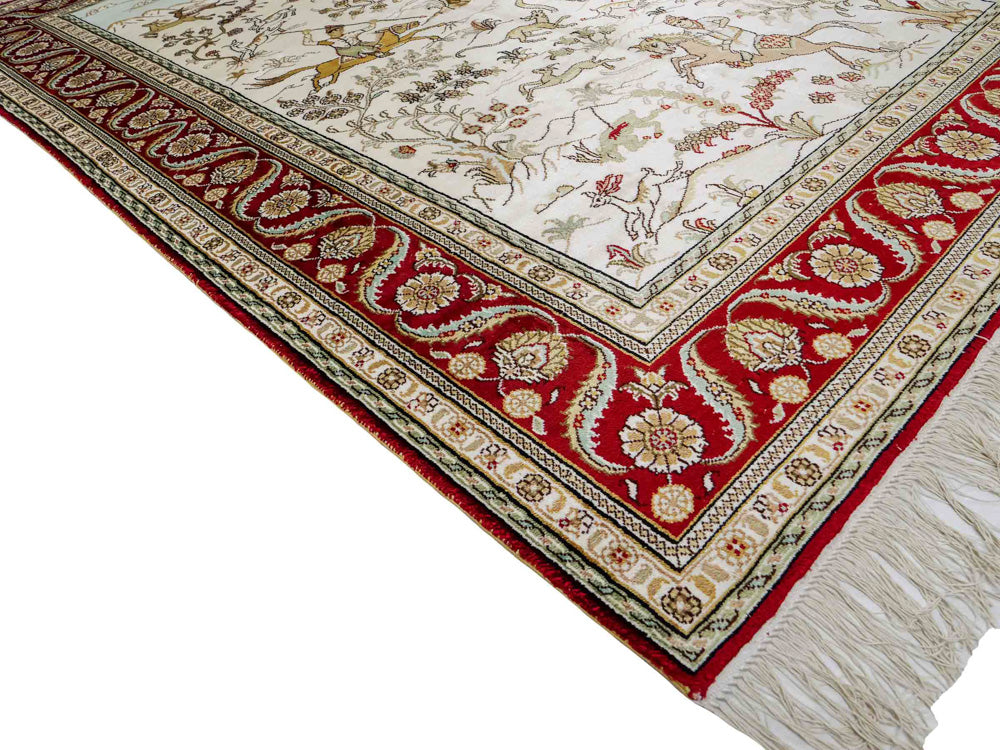 Seda china Alfombra 183x124cm - Alfombra oriental
