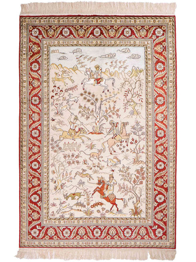Seda china Alfombra 121x193cm - Alfombra oriental