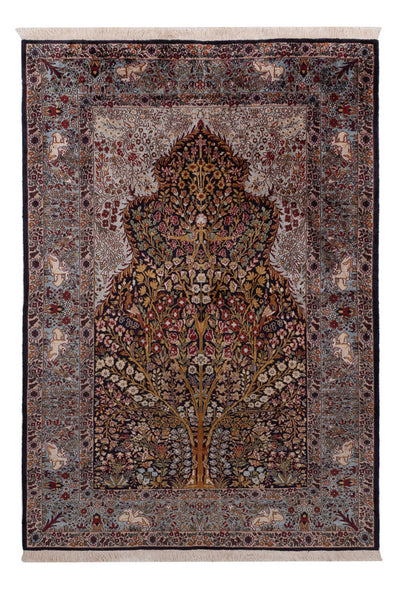 Seda de Cachemira Alfombra 122x185cm - Alfombra oriental