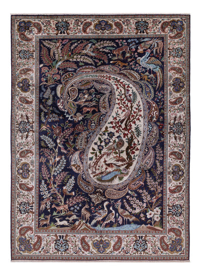 Qom Alfombra 140x195cm - Alfombra persa