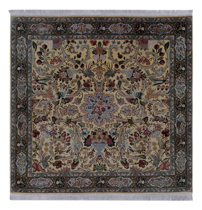 Tabriz - 50 Raj Alfombra 200x200cm - Alfombra persa