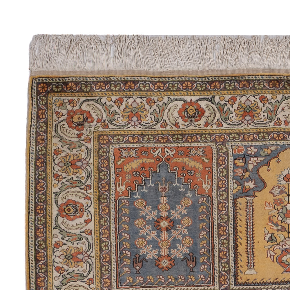 Alfombra de seda - Kayseri - 214 x 153 cm - multicolor