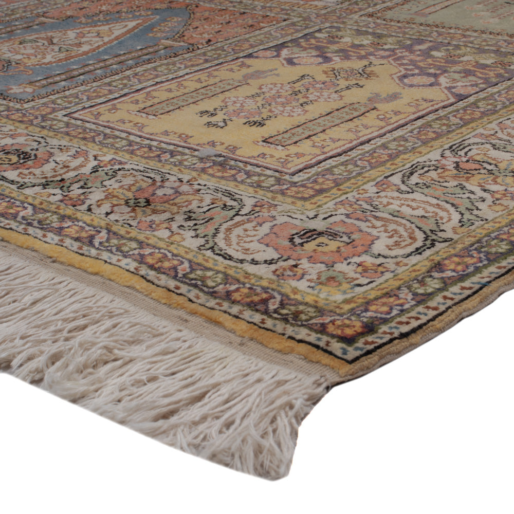 Alfombra de seda - Kayseri - 214 x 153 cm - multicolor