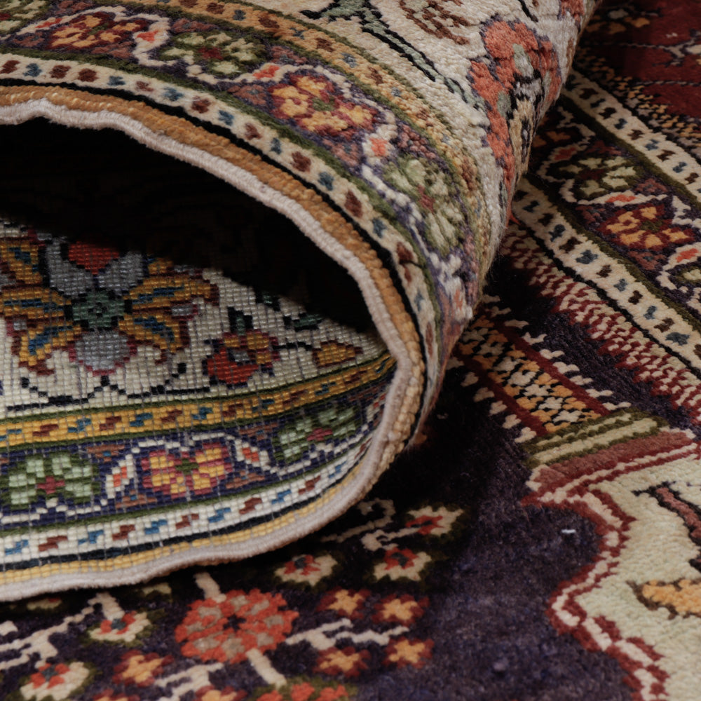 Alfombra de seda - Kayseri - 214 x 153 cm - multicolor